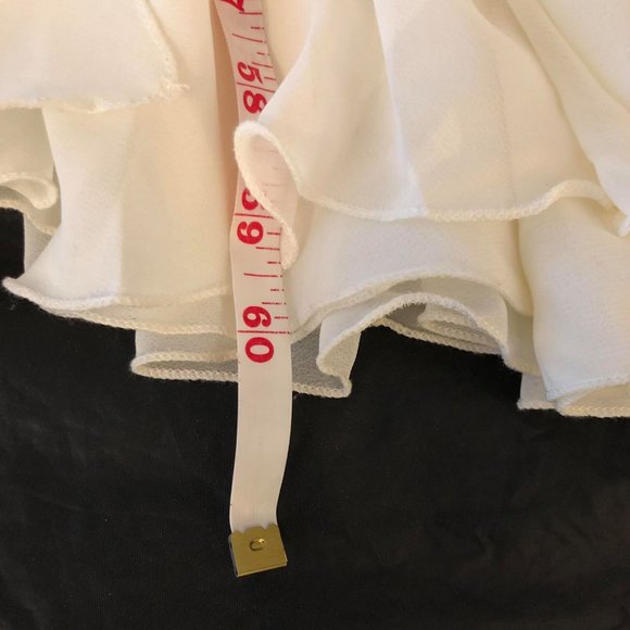 Ivory Floor Length Dress w/Gold Sequins - XS / S - Picture 8 of 11